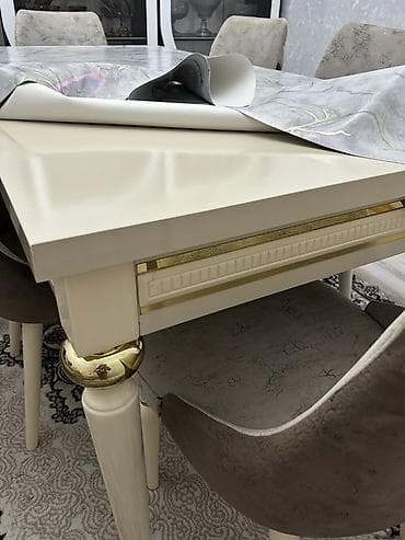 asma unitaz: Kvadrat masa, 6 stul — 5