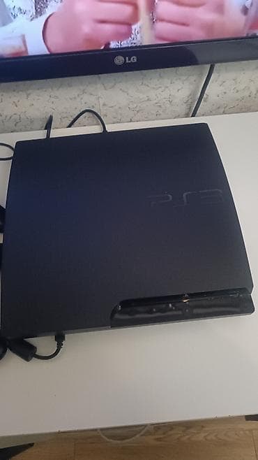 pleşteşin: PlayStation 3 (PS3) Slim oyun konsolu - Rəng: Qara - Komplekt: 2 ədəd — 2