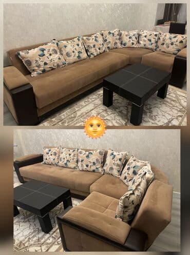 kūnc divan: Künc divan, İşlənmiş, Açılan, Bazalı, Çatdırılma yoxdur — 1