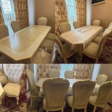 Endirim olundu 🛑🛑 Təcili evdən çıxmalıdır 🛑Masa dəsti satılır 440₼. 6