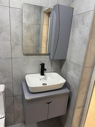 шкафчик в ванную комнату: Hamam üçün asma mebel dəsti 2 si 100 azn Tərkib: - Kvadrat formalı — 2