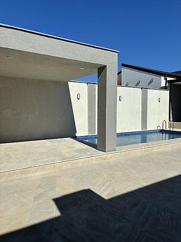 işlənmiş plastik qapi pencere: Həyətyanı sahə – hovuz, manqal komplekti və avtomatik qapı - Geniş — 1