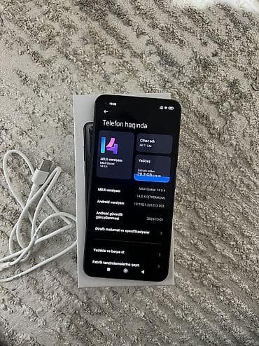 mi airdots: Xiaomi Mi 11 Lite, 128 GB, rəng - Qara, 
 Barmaq izi, Face ID — 3