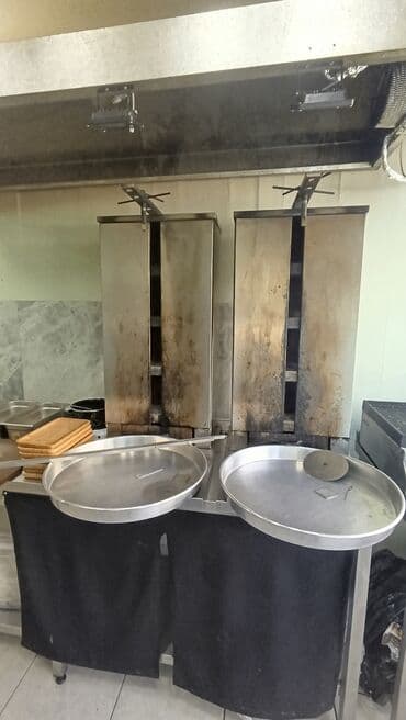 морозильная камера для мороженого бу: Döner aparatları( köz 2 ed)-1400m Döner aparatı spiral (4 gözlü 3 — 2