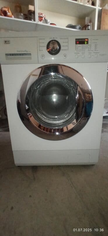 paltaryuyan mühərrik: Paltaryuyan maşın LG, 6 kq, İşlənmiş, Avtomat, Qurutmasız, Kredit yoxdur, Ünvandan götürmə — 2