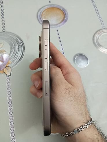 iphone kontakt home: IPhone 16 Pro, 128 GB, Desert Titanium, Zəmanət, Simsiz şarj, Face ID — 2