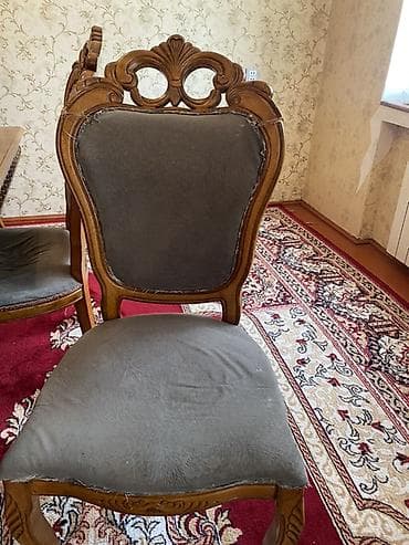 makiyaj stolu: Qonaq otağı üçün, rəng - Boz Stul — 5