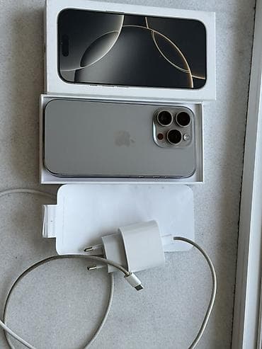 iphona 6 plus: IPhone 16 Pro, 256 GB, Natural Titanium, Face ID — 1