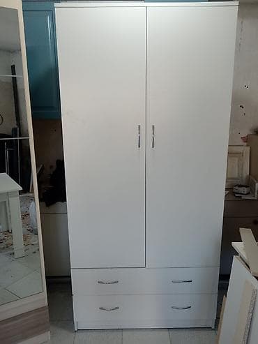 qapi satilir: Yeni, 2 qapılı, Siyirməli, Ağ, Digər material, Açılan, Düz dolab — 3