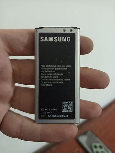 Elektronika: Samsung orijinal telefon batareyası Model: EB-BG800BBE Tutum: 2100 — 1