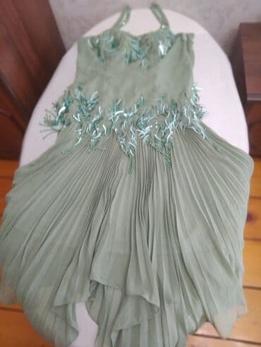 узбекское платье со штанами: Вечернее платье, Макси, 2XL — 2