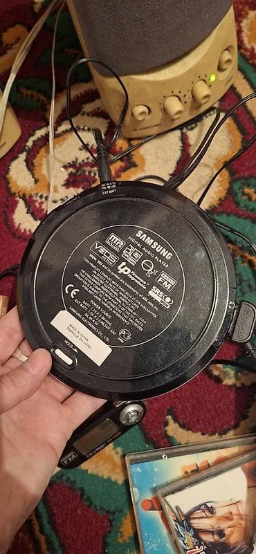 mp3 player qiymetleri: Samsung CD Yepp MCD-CM600B portativ CD/mp3 pleyer + Mercury MS-440 — 3