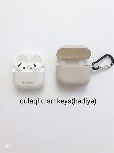 iphone 11 pro max kabro: Yeni Simsiz (Bluetooth) Qulaqcıqlar, rəng - Ağ — 1