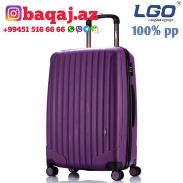 yol cantası: Polipropilenden hazirlanmis yuksek keyfiyyetli camadanlar. Чемоданы — 1