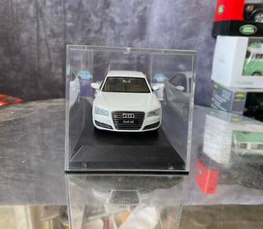10 qepik: Коллекционная модель AUDI A8 D4 white 2010 Kyosho Scale 1:43 Art. — 8