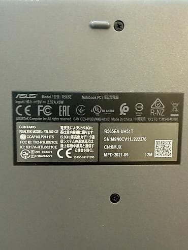 notebook ram: ASUS X515 noutbuku - Ekran: 15.6" Full HD (1920×1080), mat panel — 5