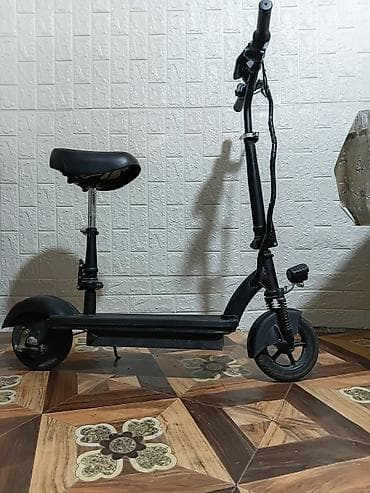 Elektrik nəqliyyatı: Elektrik skuter – oturacaqlı, şəhər içi rahat gediş üçün — 1