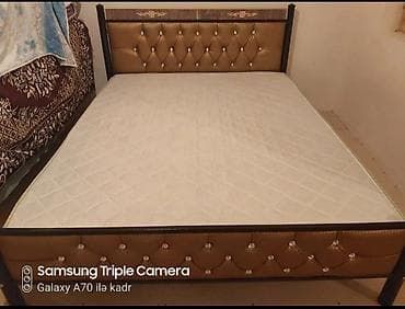 Кровати: Matrasız 200 azn matrasla 350 azn rəng secimi edə bilərsiz — 1