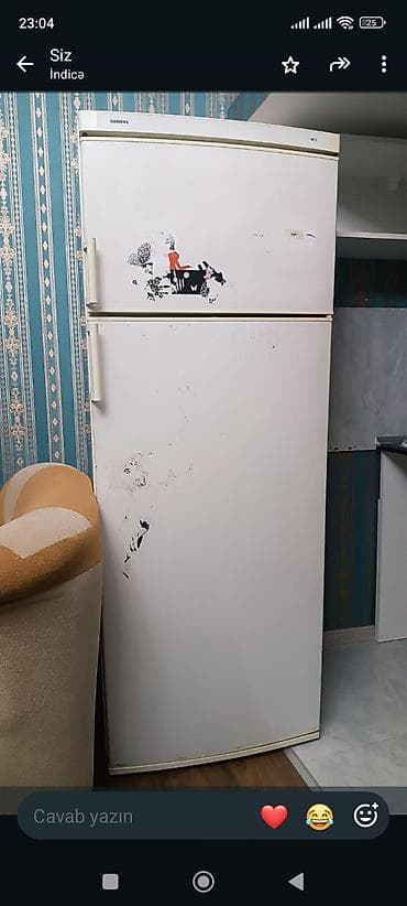 Soyuducu satilir Almaniyanin Siemens firmasidir tam islek .ozumundur