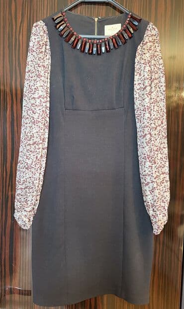 женские платья из дайвинга: Повседневное платье, Миди, M — 4