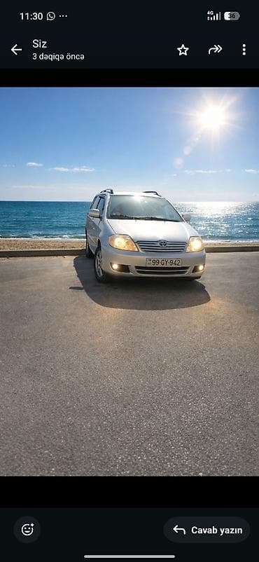bmw e39 kapot: Toyota Corolla Filder (Universal) – gümüş rəng Texniki və daxili — 3