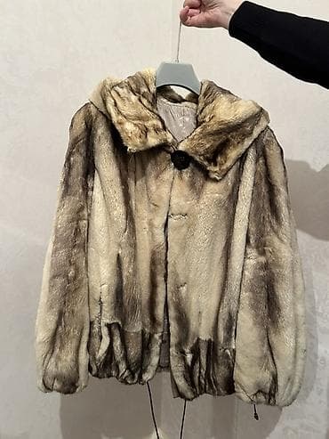 dəst geyimler: Qısa model xəz papaqlı pencək/şuba - Material: təbii xəz təsvirli — 1