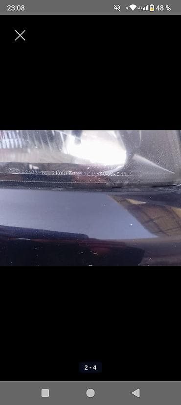 kia rio kapot: Sağ, Yaxın və uzaq vuran işıqlar Kia, 2010 il, Orijinal, İşlənmiş — 3