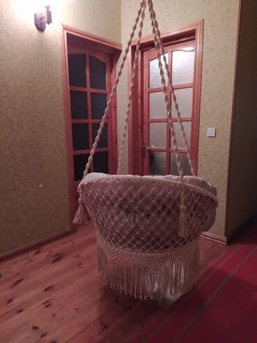 вешалка в прихожую настенная: Asma yelləncək kreslo - Forma: dairəvi səbət tipli - Rəng — 7