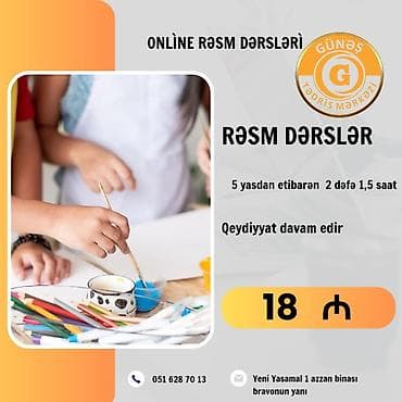 Ручная работа на заказ: Güneş Tədris Mərkəzi – Rəqs, İngilis dili və Rəsm dərsləri Rəqs — 4