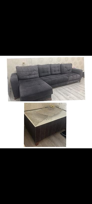 acilan stol: Endirim📍📍📍Künc divan . 370 AZN . ideal vəziyyətdədi ölçü 2.80 açılır — 1