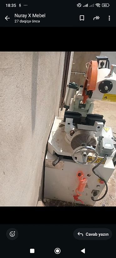 Mexaniki əl alətləri: Dəmirkəsən dərgah satılır yenidir qiymət 800 AZN ünvan Sulutəpə(Aişə) — 2