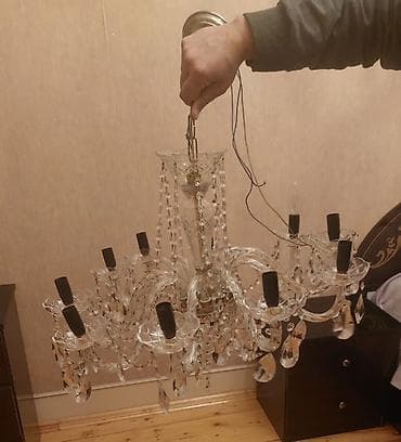 çilçıraq: Çılçıraq, 8 lampa, Xrustal — 3