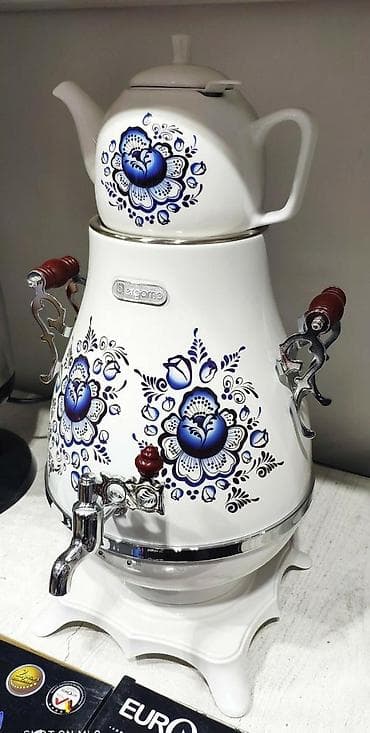 samavar ucuz: Elektrik samovar Bergamo made for Germany 6 litr tutumlu Termostatli — 7