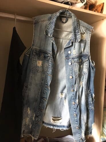 женские джинсовые жилетки: Безрукавка джинсовая — 2