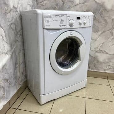 железный диск на 16: Стиральная машина Indesit, 6 кг, Б/у, Автомат, Есть сушка, Нет кредита, Самовывоз, Бесплатная доставка, Платная доставка — 3