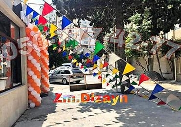 Ручки: 3 bucaq bayraglar. Rekamlar. Dekor bayraq. Bayraqlar. 3 kunc — 1