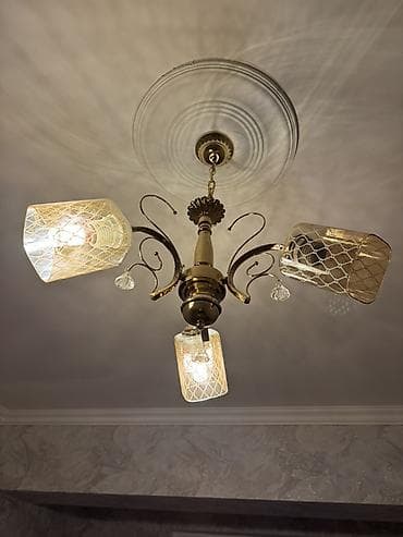 lis dəmir: Çılçıraq, 6 lampa, Metal — 2