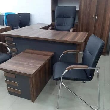 офисные стулья доставка: Yeni, Müdir üçün, Kvadrat masa — 7