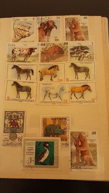 Статуэтки: Старинные марки разных стран мира(спорт,флора,фауна,транспорт и т.д.) — 6