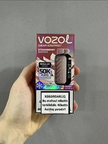 VOZOL Gear Ice & Sweet birdən-birə istifadə olunan vape cihazı – — 1