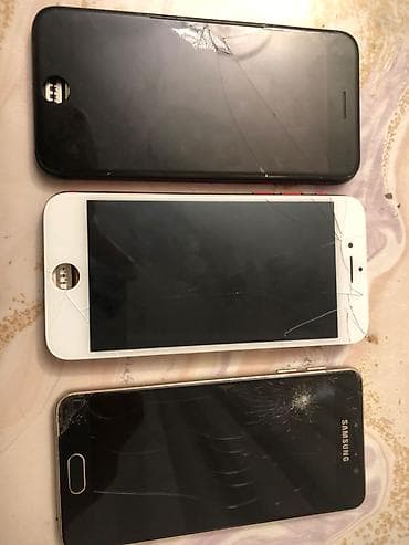 apl: IPhone 7, 32 GB, Qara, Qırıq — 2