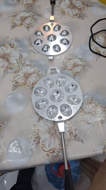 corək qəlibləri: Şirniyyət qəlibləri, rəng - Gümüşü, Metal, Fiqur — 2