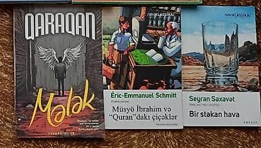 Kitab dəsti - Qaraqan – “Mələk” (psixoloji triller). Müəllifin məşhur