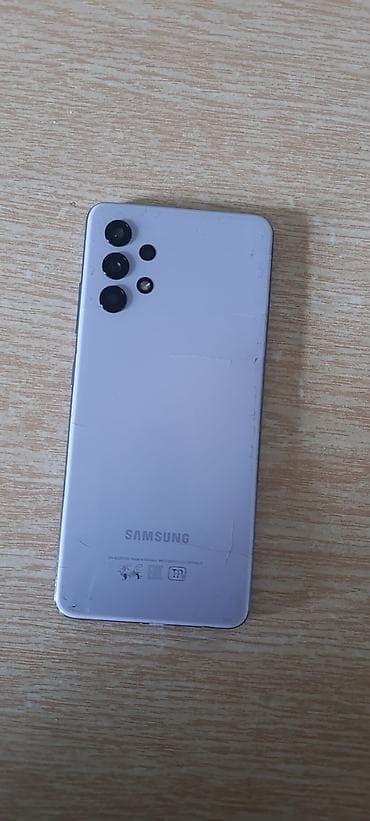 samsung 82 ekran: Samsung Galaxy A32, 128 GB, rəng - Bənövşəyi, Barmaq izi — 2