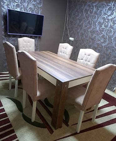 stul cexolu: 0554994424✍️ 2 eded masa dəsti, heç bir deffekri yoxdur, her birinin — 3