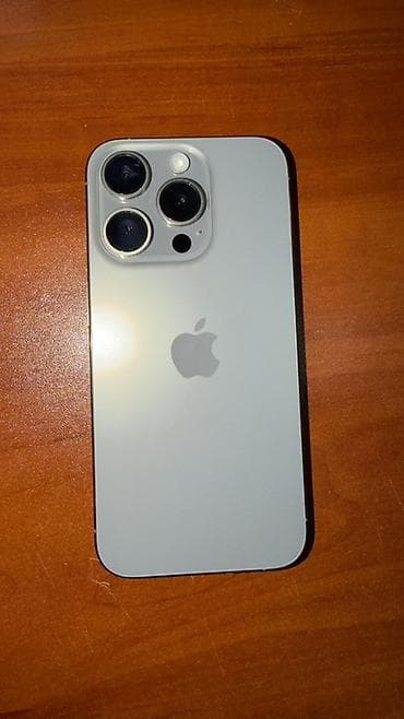 iphone 12 pro qiymet: IPhone 15 Pro, 256 GB, Natural Titanium, Face ID — 3