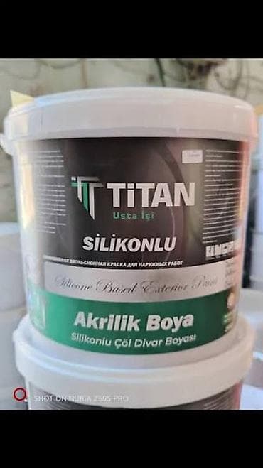 sintepon material: Fasad, Akril Emulsiya, 25 kq, rəng - Yaşıl — 1