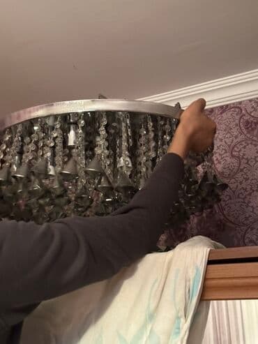 12 lik armaturun qiyməti: Çılçıraq, 10 və daha çox lampa, Metal — 2