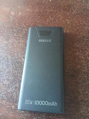 xiaomi note 8 t: GERLAX powerbank – 20W, 10000mAh Xüsusiyyətlər: - Tutum: 10000 mAh – — 1
