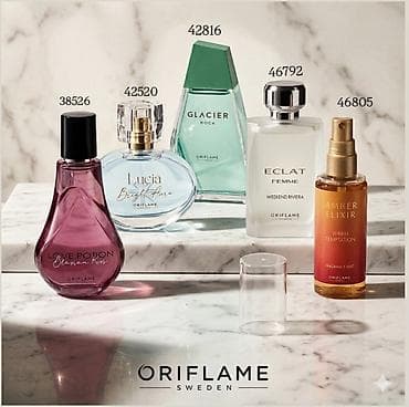 Oriflame ətirlər və bədən spreyləri – zərif skandinaviya dizaynı və